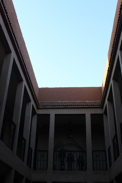 Dar Chamaa main courtyard open to the sky