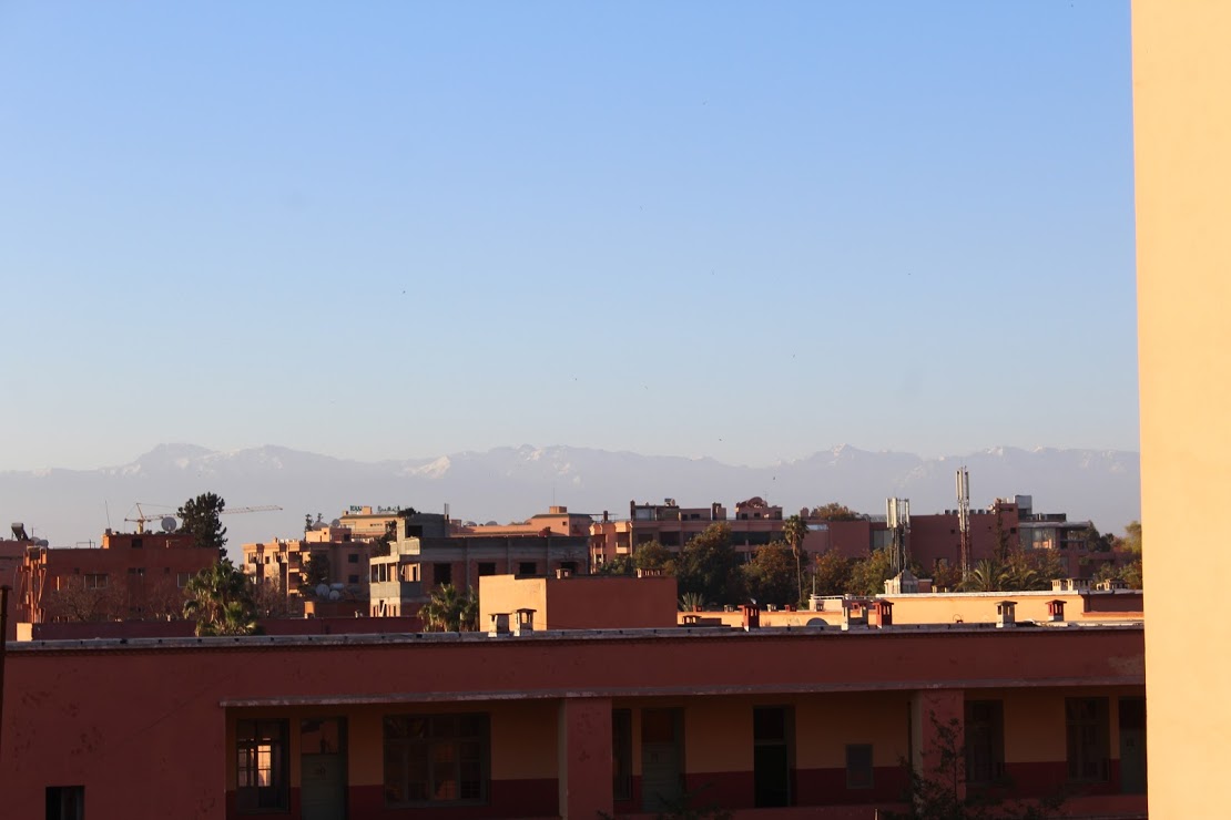 View of the mountains